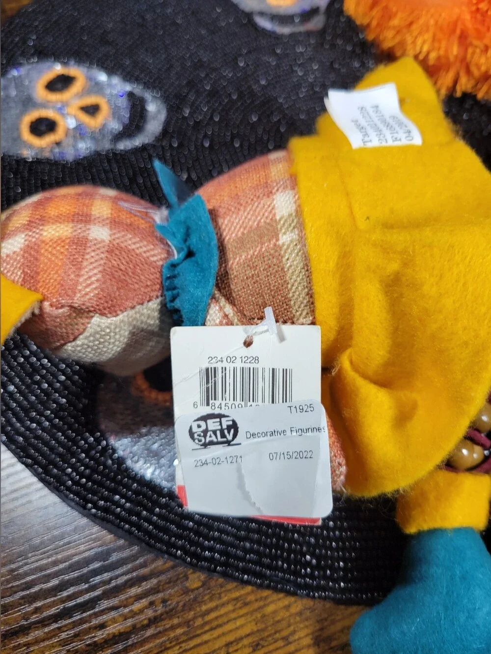 Target Bullseye playground burlap fox & Plush Pumpkins - Home Accents